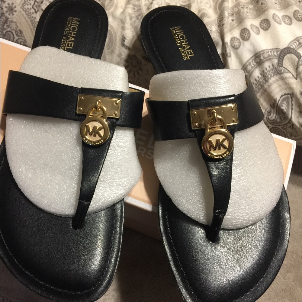 Michael Kors Leather Sandals EUC